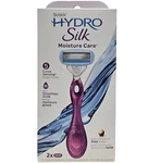 Schick Hydro Silk Moisture Care Razor Handle + 2 Cartridges Shower Hanger. Fixed Price $11.99.