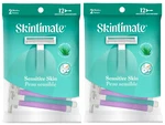 Pack - Skintimate Twin Blade Women's Disposable Razors, 12 Ct. Fixed Price $16.84.