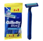 Gillette Blue Ii Plus Easy Grip With Lubrastrip (1 Pack Of 6 Razors). Fixed Price $13.95.