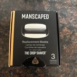 Manscaped The Crop Shaver Replacement Blades, 3-PACK, Refill Cartridges For. Fixed Price $9.97.