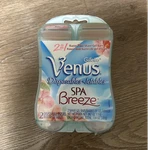 Gillette Venus Spa Breeze Disposable Razor Women 3-BLADE 2 Cartridges. Fixed Price $9.95.