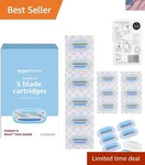 Smooth Shave 5-BLADE Razor Refills For Women Moisturizing Lubrication, 6 Pack. Fixed Price $35.59.