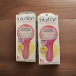 2X Schick Intuition Lemon Berry Breeze Razors, 1 RAZOR/4 Blades. Fixed Price $15.99.