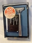 New Wilkinson Sword Bonded Razor System With 5 Blades, Case And Instructions.. Fixed Price $14.99.