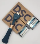 Dollar Shave Club 4 Blade Razor Bundle ** 1 Handle + 8 Cartridges Series. Fixed Price $15.99.