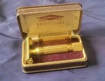 Vtg 1940S Gillette Aristocrat Safety Razor Original Case Box W/ Blade Holder. Fixed Price $79.99.