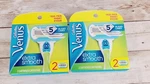Gillette Venus Extra Smooth 2 Pk Refill Razor Blades, 4 Cartridges. Fixed Price $10.99.