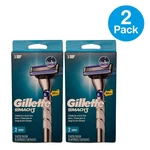 Gillette MACH3 Razor Handle + 2 Cartridges Men Pack New. Fixed Price $24.00.