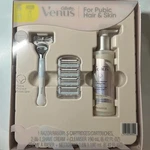 Gillette Venus For Pubic Hair & Skin Shaving + Cleanser Set. Fixed Price $21.99.