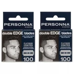 200 Personna X-series Stainless Steel Double Edge Barber Razor Blades Israel. Fixed Price $39.99.