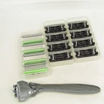 Schick Hydro Razor 12 Refill Cartridges New Old Stock Blades + Used Handle. Fixed Price $20.00.