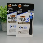 Bic Flex 3 Hybrid Men's Disposable Razor Blade 1 Handle 5 Cartridges. Fixed Price $13.58.