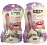 2 Discontinued Schick XTREME3 Sensitive Disposable RAZORS-4 Count Package-new. Fixed Price $39.99.