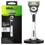 Gillette Labs Sharp White Edition Exfoliating Bar Razor With Refill + Stand. Fixed Price $16.95.