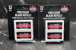 Precision Refills 12 Blades Per Pks Micro One Classic Safety Razor. Fixed Price $16.90.