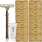 Disposable Shave Kit For &women 100 Pcs Wheat Straw Razors And Cream Bul.... Fixed Price $129.52.