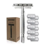 Safety Razor For And Women, Reusable Count (pack Of 1), Metallic Silver. Fixed Price $20.88.