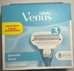 Venus Smooth Women's Razor Blade Refills - 8 Count 1 Pack Total. Fixed Price $21.95.