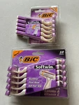 Vintage Bic Softwin For Women 2 Blade Purple Razors Lanolin / Vitamin 1999 Nip. Fixed Price $24.99.
