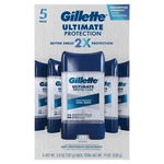 Gillette Gel Deodorant Ultimate Protection 6-IN-1 Antiperspirant 3.8 Oz / 5-PACK. Fixed Price $27.48.