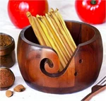 Wooden Yarn Bowl Swift Winder, Handicrafts Handmade Designer Decor. Fixed Price $35.10.
