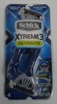 4 Ct Schick Xtreme 3 Ultimate Aloe Blades Disposable Razors. Fixed Price $8.00.