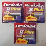 Lot 3 Vtg Personna Ii Plus Razor Blades Cartridges 14 Each (42 Total). Fixed Price $19.40.