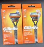 Lot Of 2 Gillette FUSION5 Precision Trimmer Razor Blades- W/ Cartridges. Fixed Price $18.00.