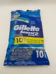 Gillette Men's SENSOR2 Plus Disposable Razors, 10 Count New J. Fixed Price $15.11.