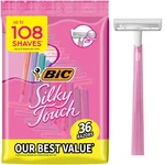 Bic Silky Touch Women's Disposable Razors With 2 Blades, 36-PACK. Fixed Price $16.99.