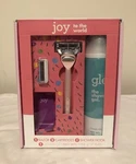 Joy &glee Women's Razor Holiday Shave Care Gift Set - Pink, 2 Refills Gel. Fixed Price $15.98.