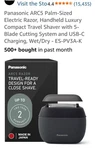 Panasonic Mens 5 Blade Electric Razor Wet Dry Shaver Home & Travel Ready. Fixed Price $265.00.
