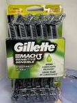 10CT Gillette MACH3 Sensitive Disposable Razors For Men New/sealed Mega Pack. Fixed Price $15.00.