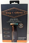 King C. Gillette Beard Trimmer For Men 1 Cordless Master Blade 3 Combs. Fixed Price $31.99.