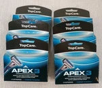 Topcare Apex Razor Refill Cartridges Box Total Of 30 Replacement Blades. Fixed Price $19.95.