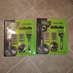 Set Of 2 Gillette Labs Razor With Stand + 8 Pack Cartridges New Sealed. Fixed Price $54.95.