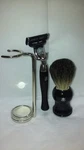 Crabtree Evelyn Shave Jagger Brush Razor, Kit Set 3 New Boxed. Fixed Price $398.00.