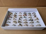 Wholesale Bulk Lot 36 Pcs Cubic Zirconia Rings Women Fashion(includes Case). Fixed Price $59.99.