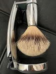 Heavy Vintage Art Of Shaving? 3-PIECE Set Chrome Magnetic Razor Brush Stand Exc!. Fixed Price $445.00.