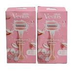 2 Pack Gillette Venus Comfortglide White Tea Womens Razors W/ Cartridges. Fixed Price $14.95.