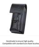 Shaving Brush Pu Faux Leather Travel Case Storage For Proraso Omega Parker Yaqi. Fixed Price $19.99.