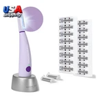 Facial Dermaplane Razor For Women With Eyebrow Trimmer, 3-SPEED Led. Fixed Price $204.09.