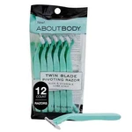 Kai About Face Body Twin Blade Pivoting Disposable Razors; 12 Shavers For Women;. Fixed Price $15.99.