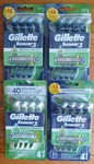 4 Pks Gillette Sensor 3 Sensitive Disposable Razors, 16 Total. Fixed Price $24.50.