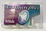 Schick Silk Effects Plus Razor Blade Refills 4 New Cartridges. Fixed Price $21.99.