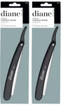 Two Pack Diane D210 Black Classic Straight Razor. Fixed Price $16.95.
