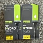 Schick Hydro Ultra Sensitive Razor With 4 Blade Cartridges Set ( 2 Pack ). Fixed Price $14.99.