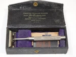 Vintage Wm Enders Dollar Single Edge Safety Razor Set Case W/blades Usa. Fixed Price $14.99.