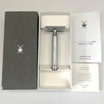 Muhle R89 Traditional Double Edge Safety Razor Chrome Closed Comb + 20 Blades. Fixed Price $134.96.