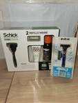 Schick Hydro Sensitive Men's Shaving Set Plus Gillette 3 Razor. Fixed Price $24.95.